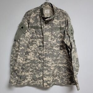US Army Coat Digital Camouflage Combat Uniform Jacket Mens Large X-Long Camo